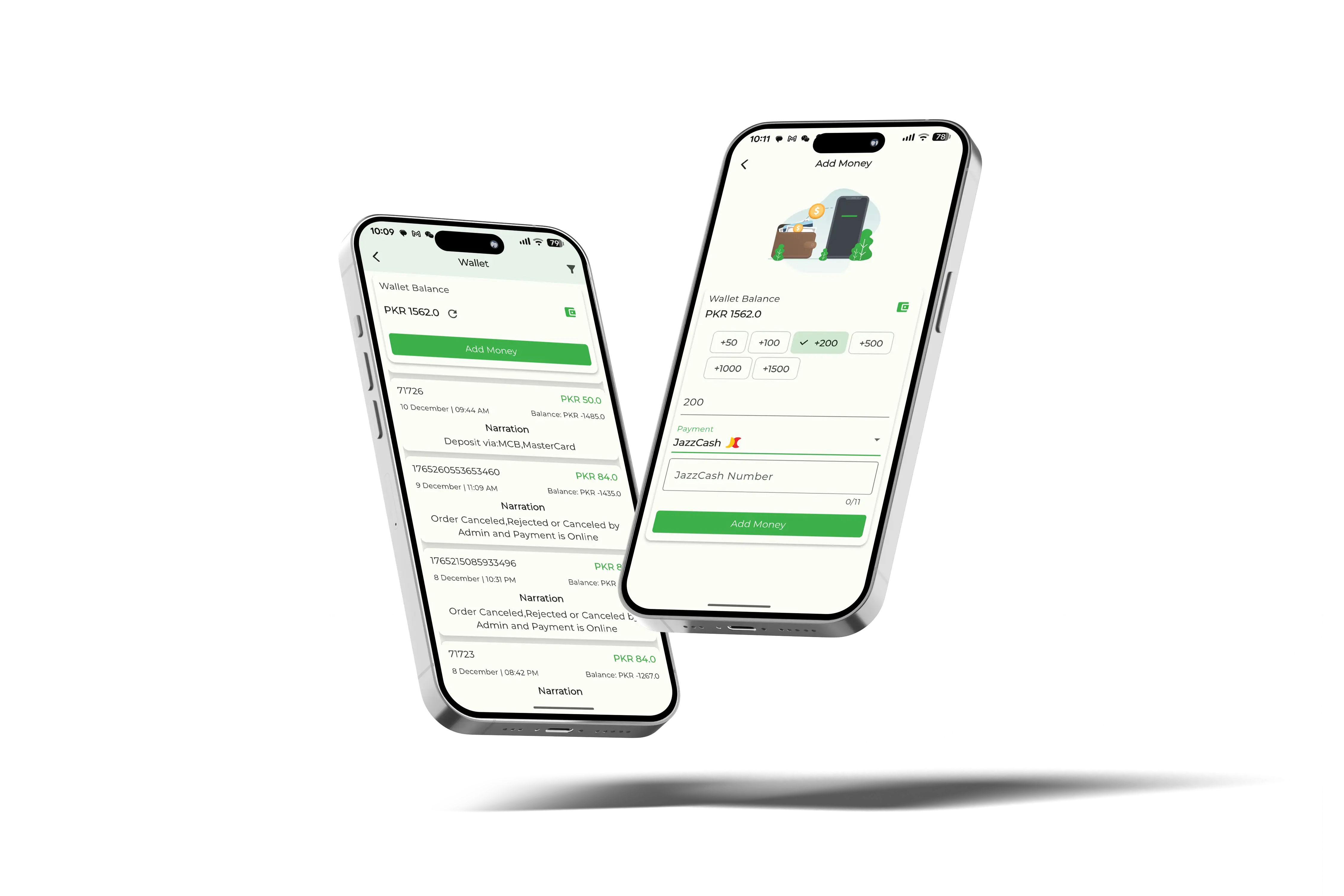 Grab & Go wallet top up